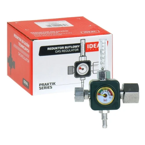 Reduktor spawalniczy CO2/Ar IDEAL PRAKTIK z MINI rotametrem