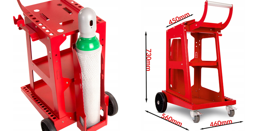 Wózek Spawalniczy Ideal - Uniwersalny 3 Półki