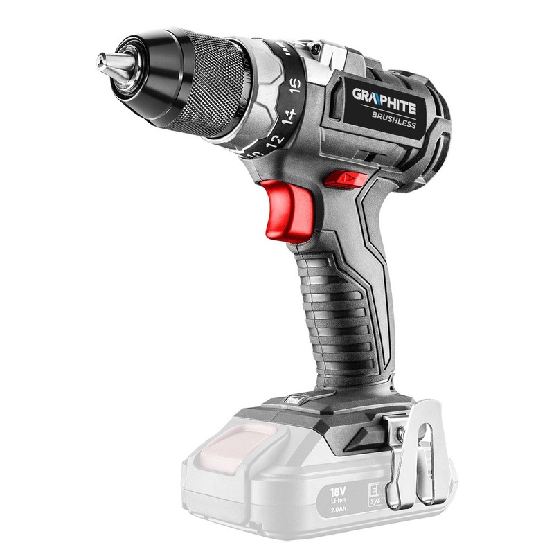 Wiertarko-wkrętarka GRAPHITE akumulatorowa bezszczotkowa Energy+ 18 V, Li-Ion, 13 mm, bez akumulatora 58G019