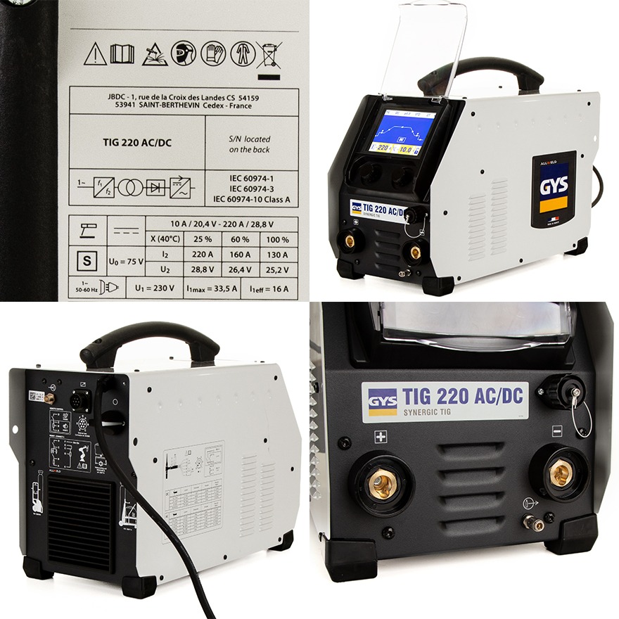 Spawarka Inwertorowa GYS TIG 220 AC/DC