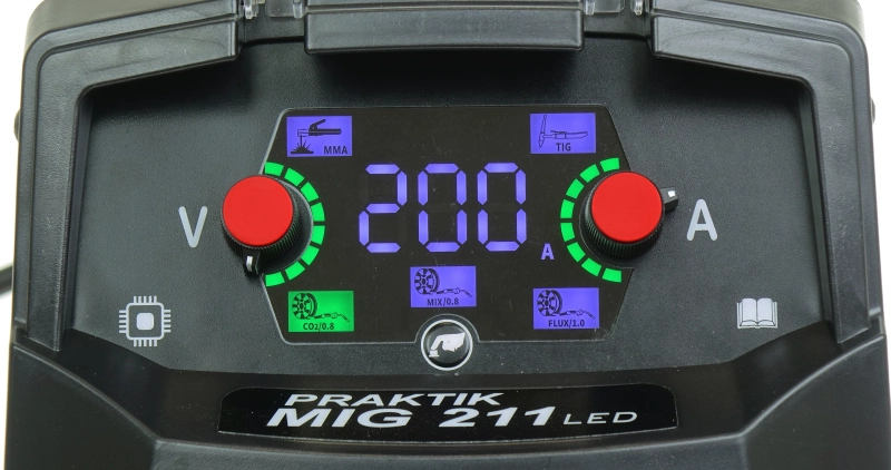 Spawarka Ideal Praktik MIG Synergic LED 211