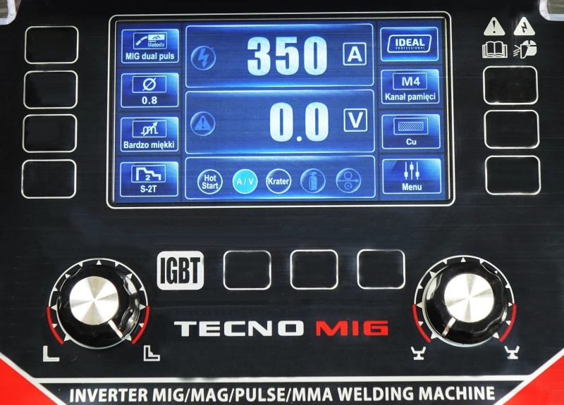 Panel Sterowania - Ideal Tecno MIG 366 Pulse Synergic