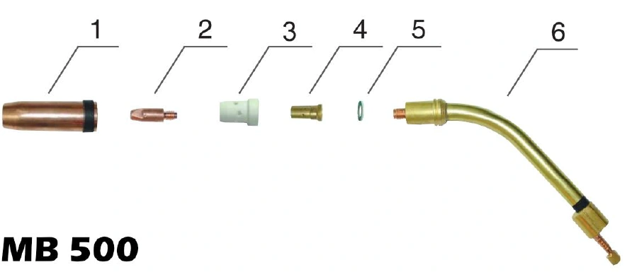Uchwyt Spawalniczy MB 500 - Ideal Expert MIG 405 CW