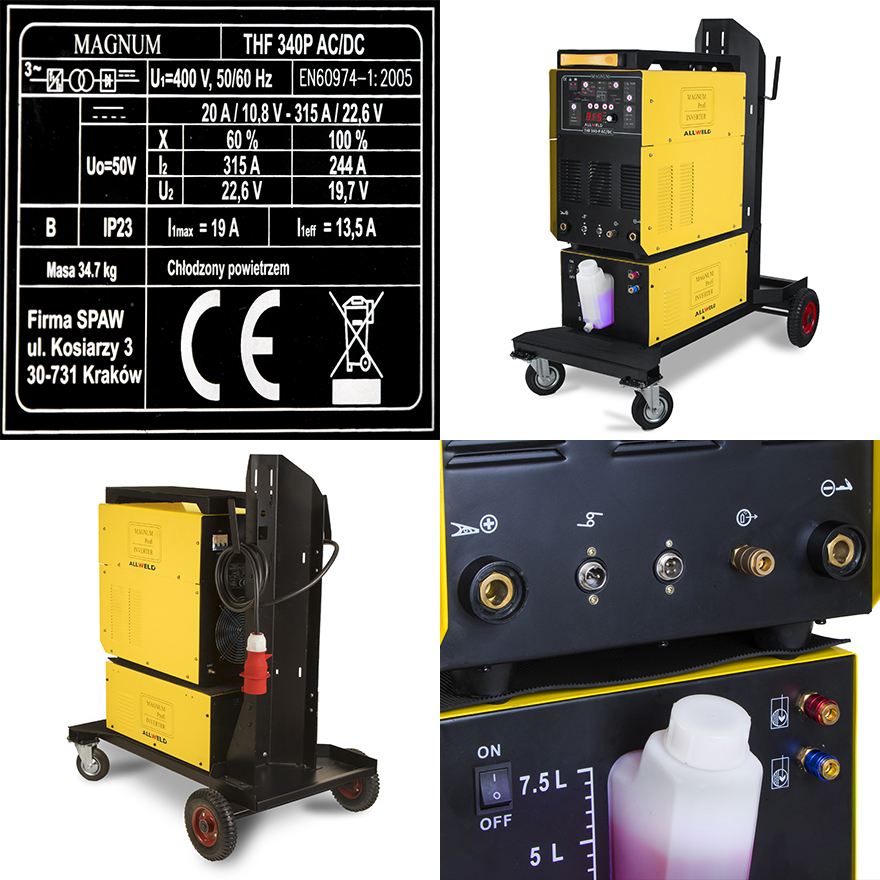 Spawarka Magnum THF 340 P AC/DC TIG Inwertor