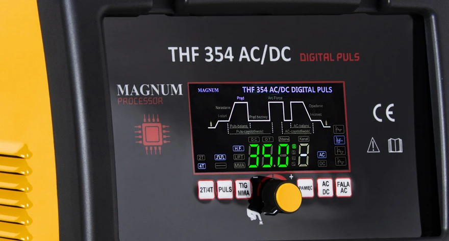 Spawarka Magnum TIG THF 354 AC DC Digital Puls