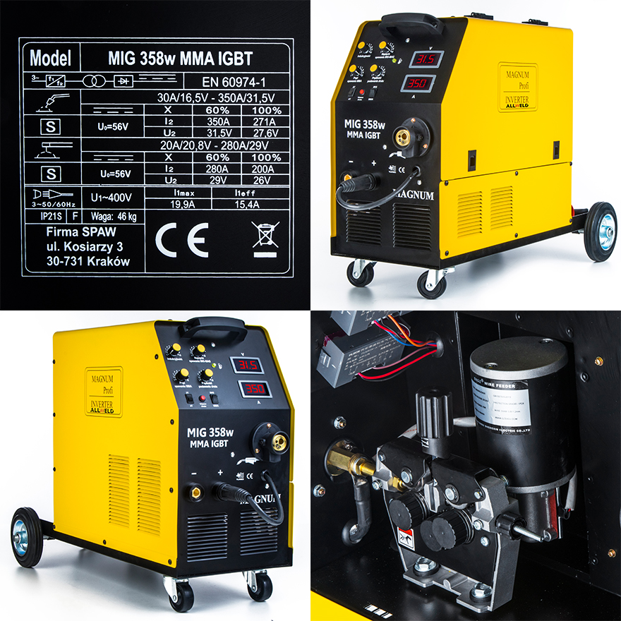 Spawarka Inwertorowa Magnum MIG 358W