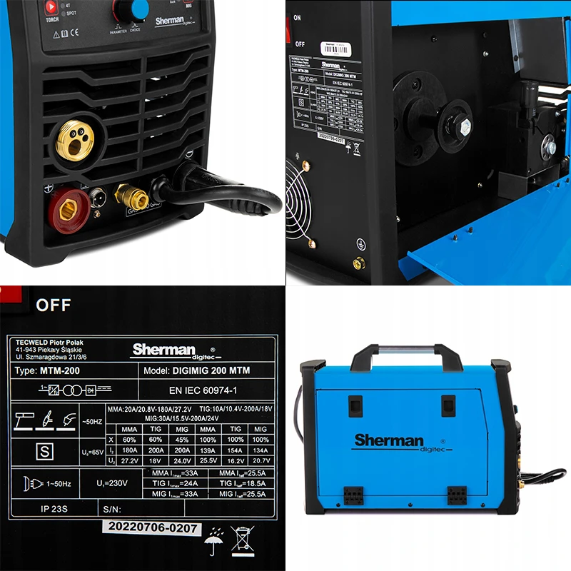 Spawarka Sherman Digimig 200 MTM