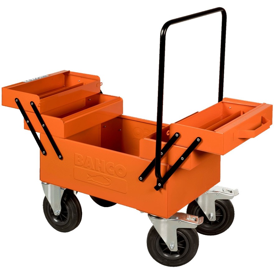 Bahco - Metalowa skrzynka narzędziowa na kółkach 647 x 1213 x 400 mm 1497MBW
