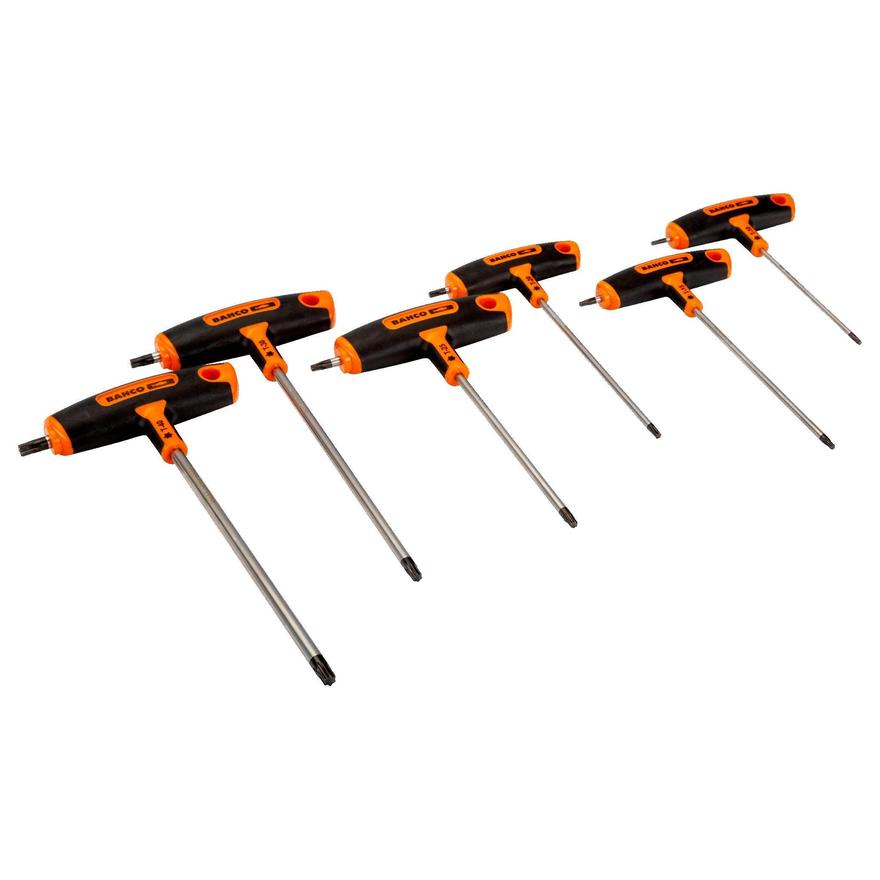 Bahco śrubokręty - zestaw wkrętaków T-kształtnych Torx 6 szt 903T-2