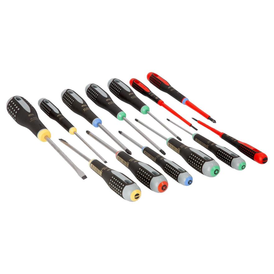 Bahco śrubokręty - zestaw wkrętaków ERGO Prostych Pozidriv Torx 13 szt. BE-9875