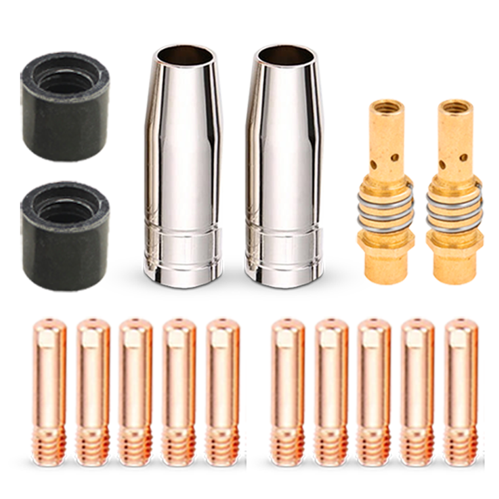 Zestaw do uchwytu MB 15 dysze końcówki prądowe łączniki Allweld