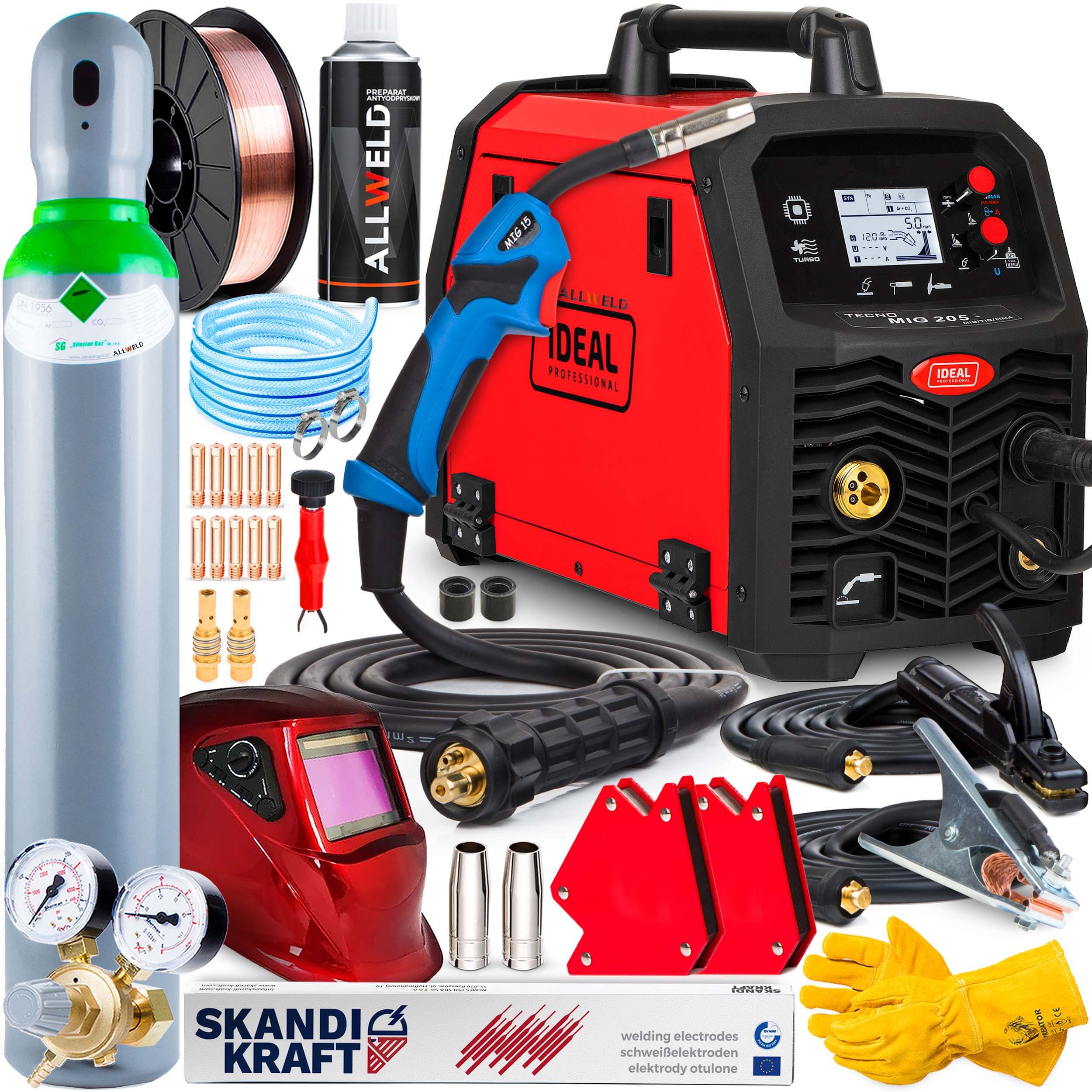 Spawarka Migomat Ideal Tecno MIG 205 MAG Synergia V2