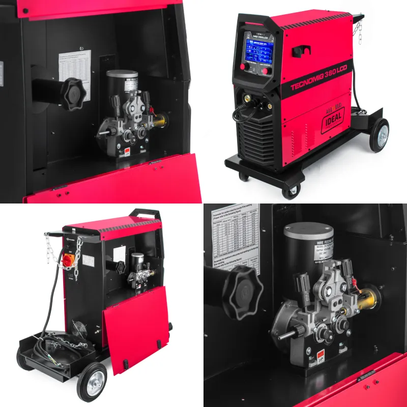Spawarka Migomat Ideal TECNO MIG 380 LCD SYNERGIC