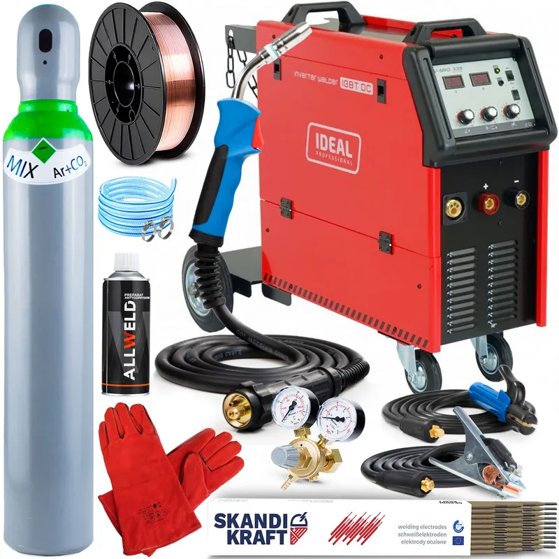 Spawarka Inwertorowa Ideal V-MIG 335 4x4 PRO MMA