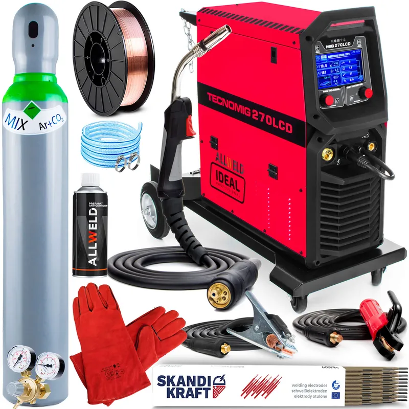 Spawarka Migomat IDEAL TECNO MIG 270 LCD SYNERGIA