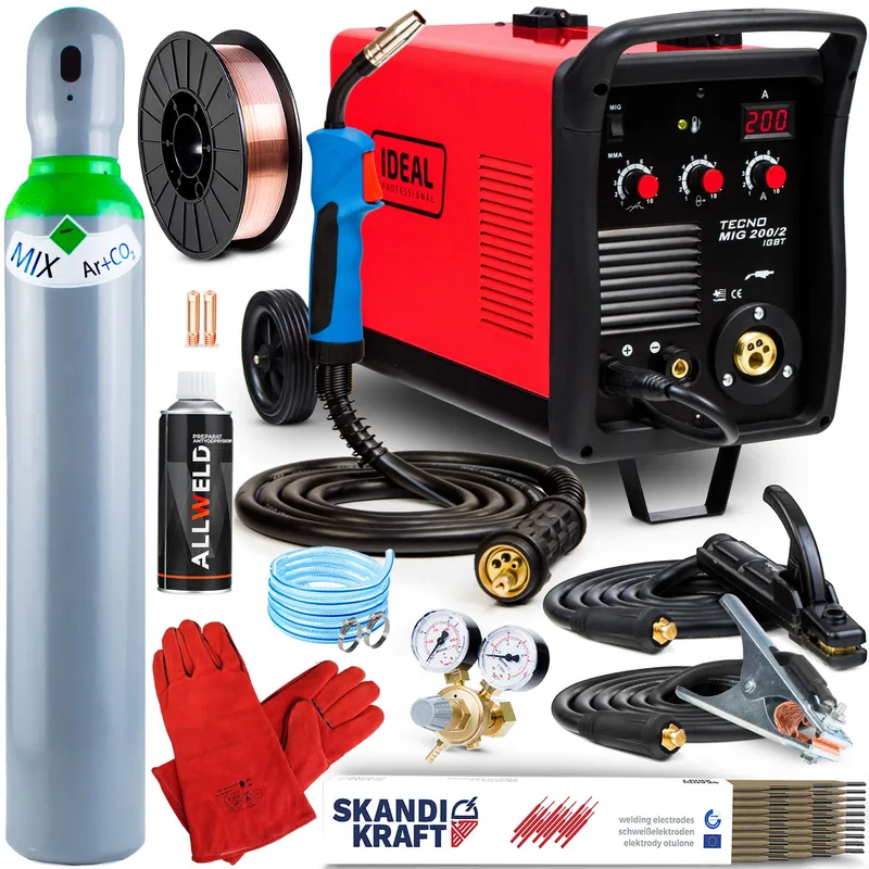 Spawarka Ideal Tecno MIG 200/2 IGBT 230 oraz 400 V 