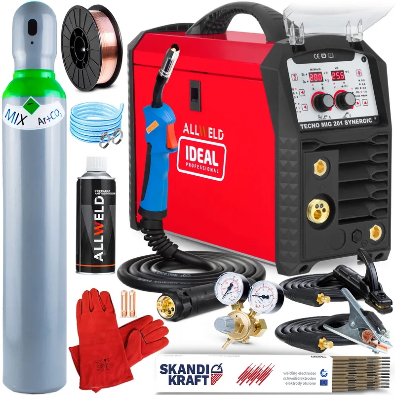 Spawarka Migomat Ideal TECNO MIG 201 MMA SYNERGIC