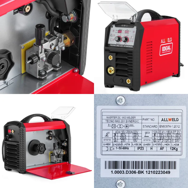 Spawarka Migomat Ideal TECNO MIG 201 MMA SYNERGIC