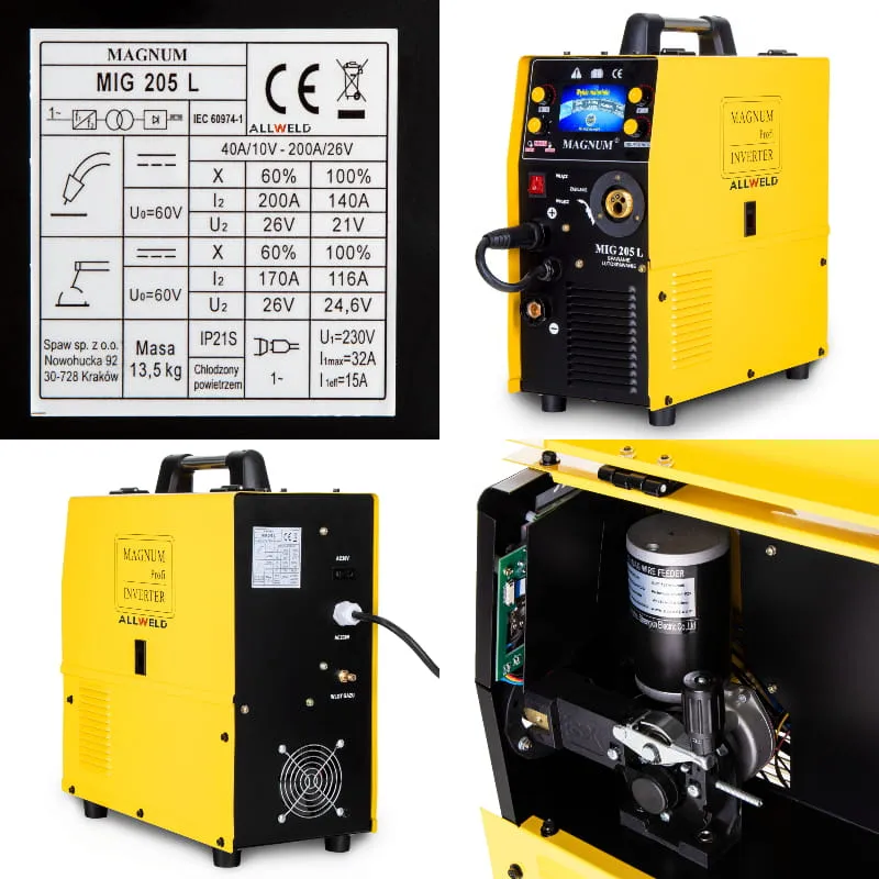 Spawarka Inwertorowa Magnum MIG 205 L