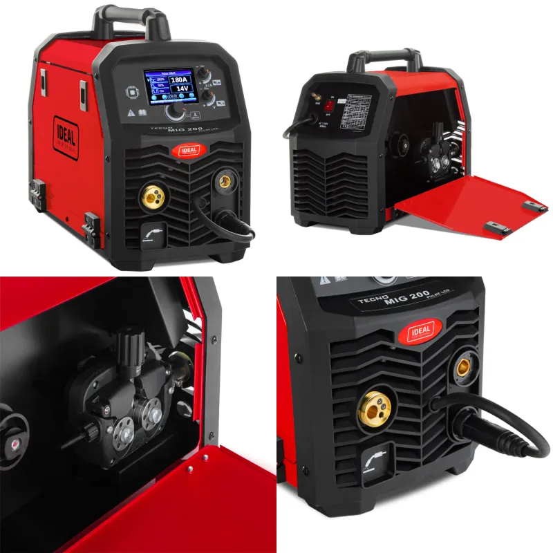 Spawarka Migomat Ideal Tecno MIG 200 PULSE LCD