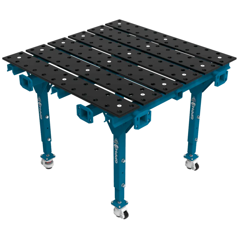 Modułowy Stół Spawalniczy MWT Pojedynczy Azotowany 1200 x 1200 mm