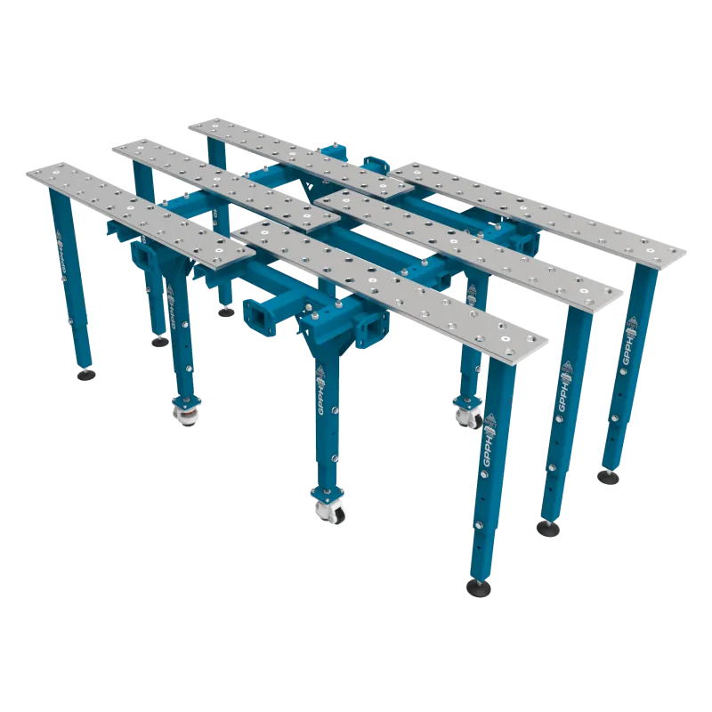 Modułowy Stół Spawalniczy MWT Pojedynczy Rozkładany 2170 x 1200 mm
