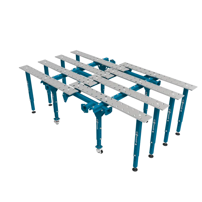 Modułowy Stół Spawalniczy MWT Pojedynczy Rozkładany 2670 x 1600 mm