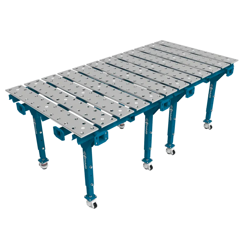 Modułowy Stół Spawalniczy MWT Podwójny 2400 x 1200 mm
