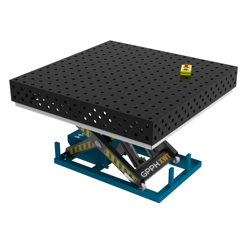 Stół Spawalniczy PLUS 1500 x 1480 mm z hydraulicznym systemem podnoszenia