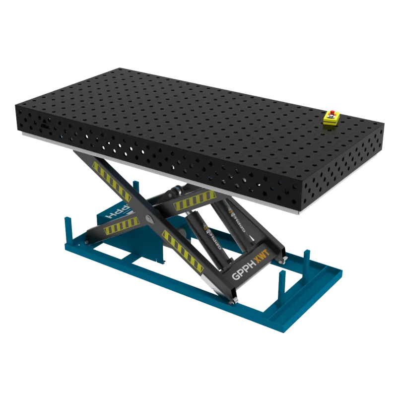 Stół Spawalniczy ECO 2400 x 1200 mm z hydraulicznym systemem podnoszenia