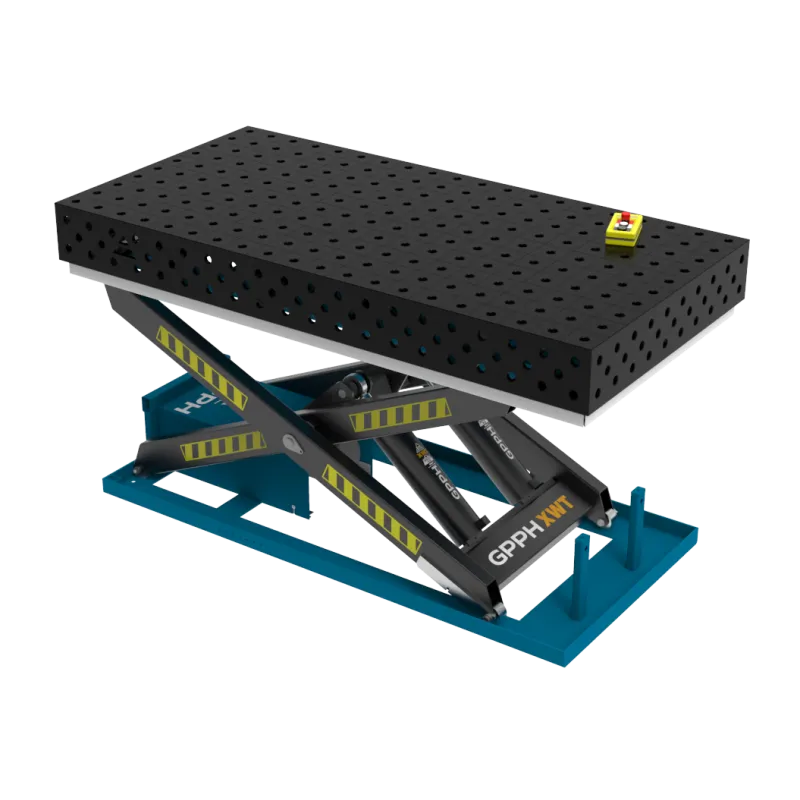 Stół Spawalniczy ECO 2000 x 1000 mm z hydraulicznym systemem podnoszenia