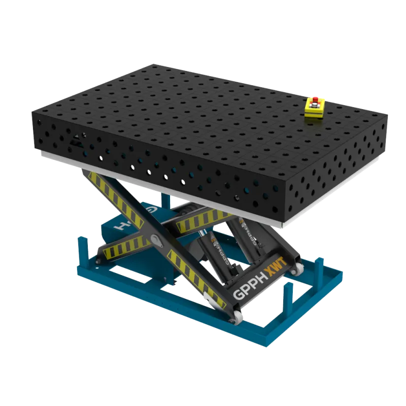 Stół Spawalniczy ECO 1500 x 1000 mm z hydraulicznym systemem podnoszenia