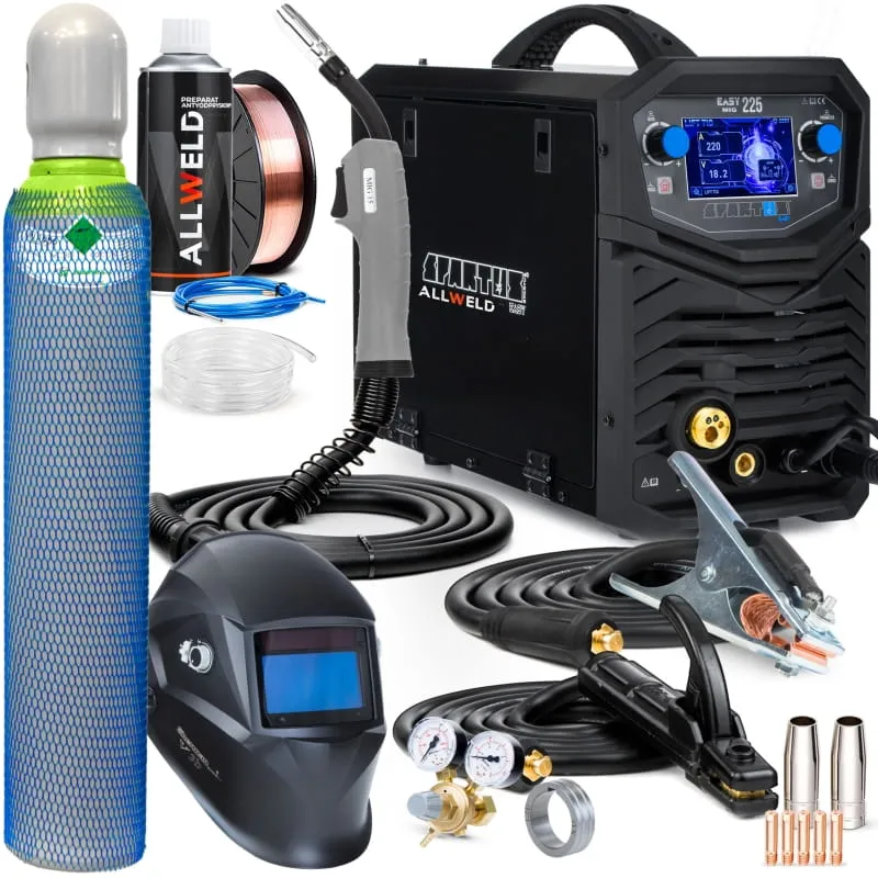 Spawarka Inwertorowa Spartus EasyMIG 225 Synergia LCD