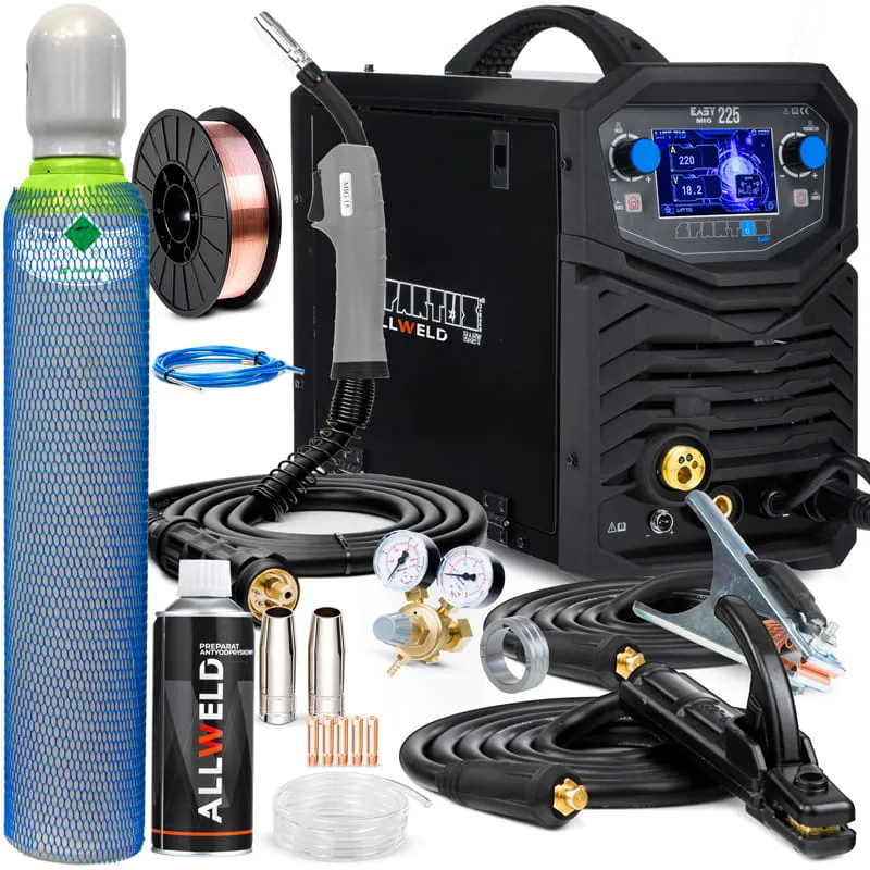 Spawarka Inwertorowa Spartus EasyMIG 225 Synergia LCD