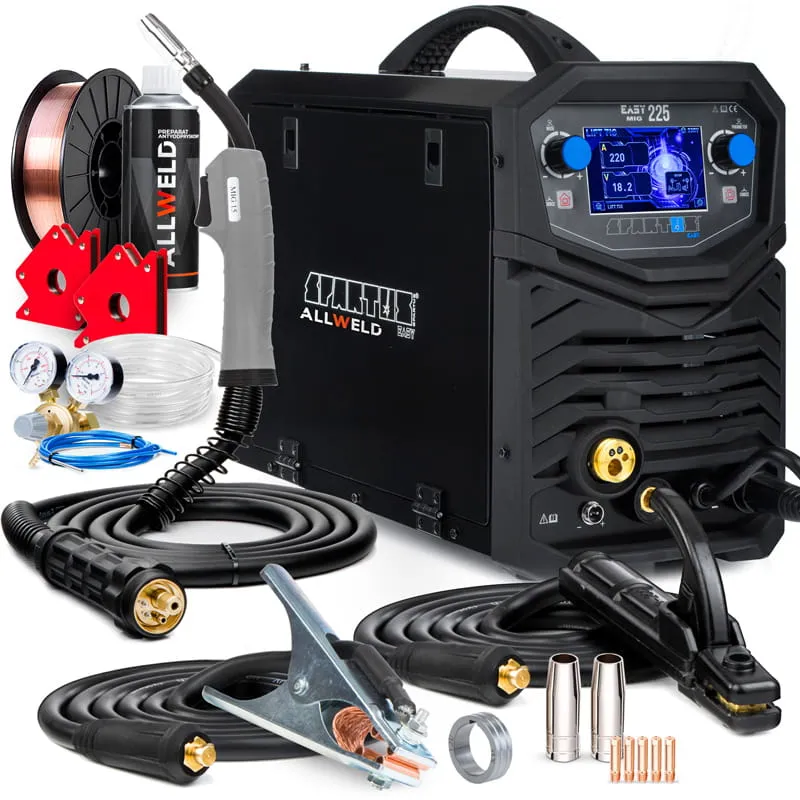 Spawarka Inwertorowa Spartus EasyMIG 225 Synergia LCD