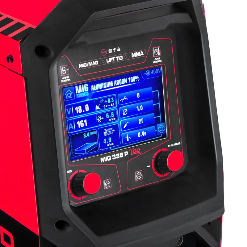 Spawarka Migomat Ideal Tecno MIG 336 Puls LCD Synergia 400V