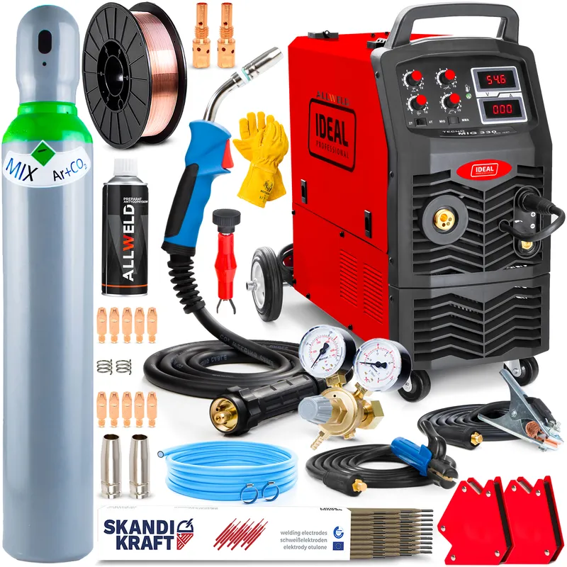 Spawarka Ideal Tecno MIG 330 4x4 Digital MMA