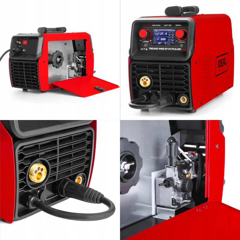 Spawarka Ideal Tecno MIG 210 Pulse LCD Synergic