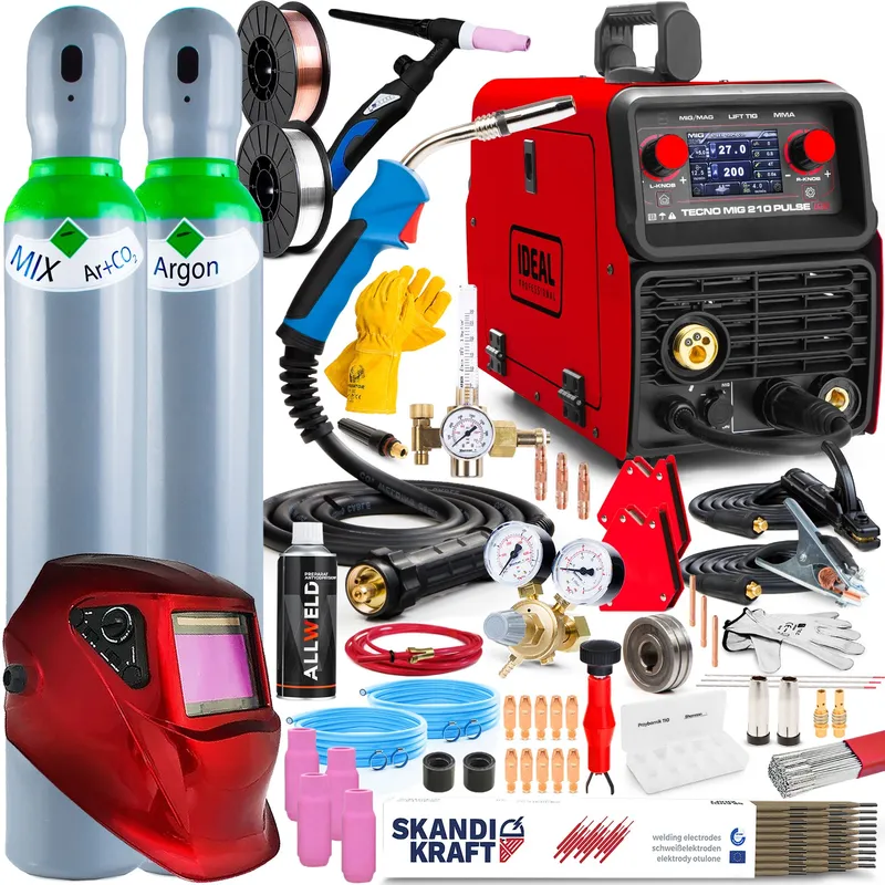 Spawarka Ideal Tecno MIG 210 Pulse LCD Synergic