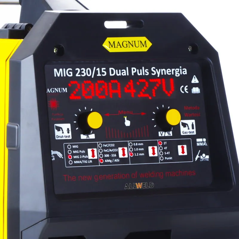 Spawarka MIG 230 Dual Puls Synergia