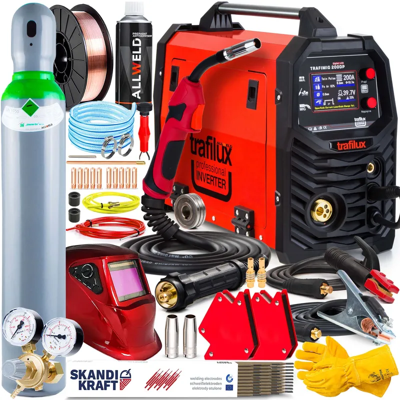 Spawarka Trafilux Trafimig 200 DP Digital LCD