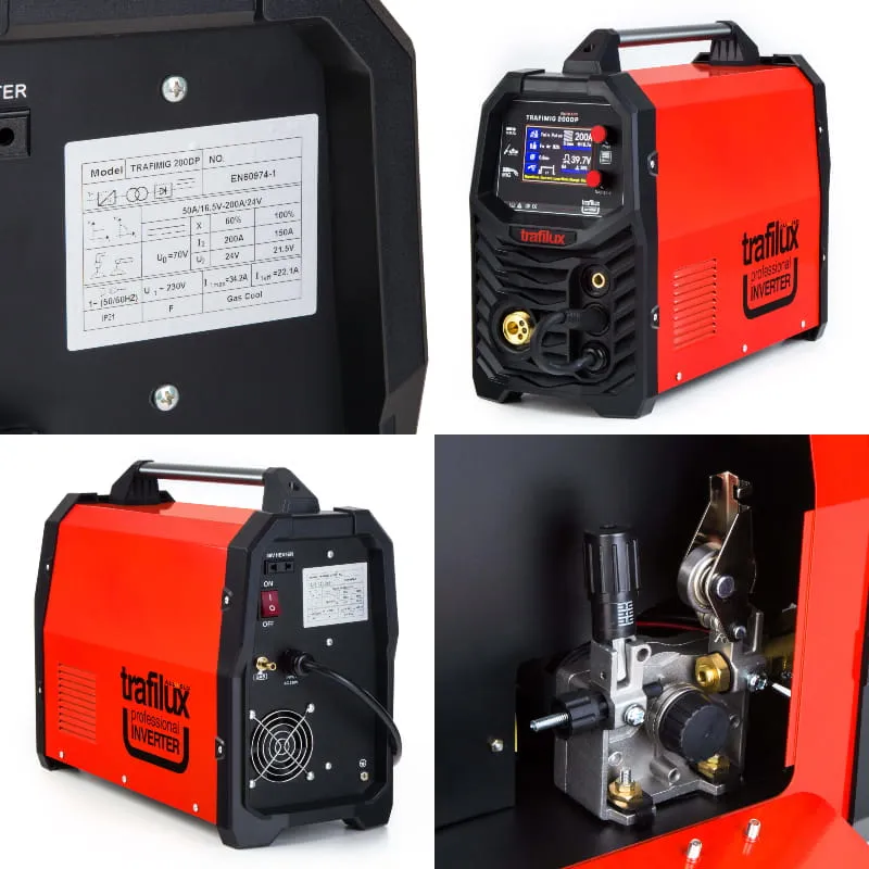 Spawarka Trafilux Trafimig 200 DP Digital LCD