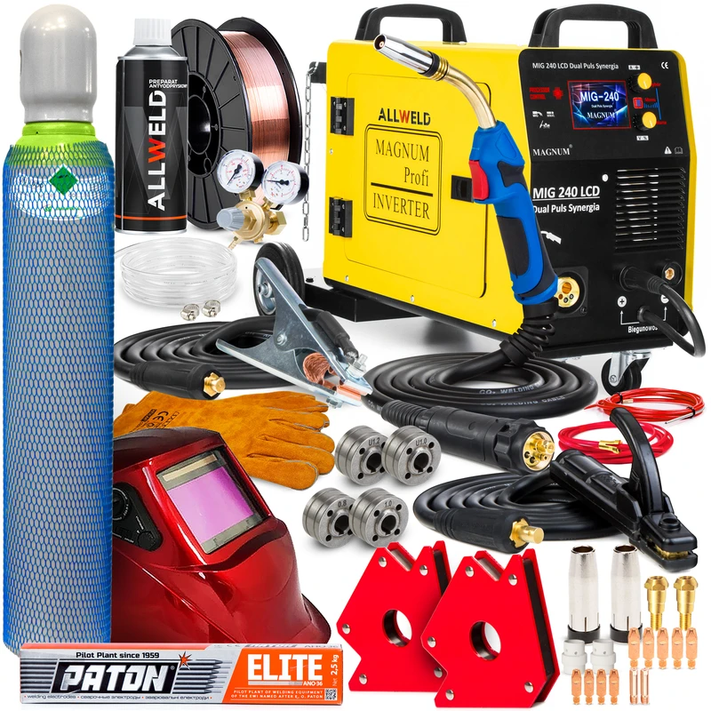 Spawarka Magnum MIG 240 Dual Puls Synergia LCD