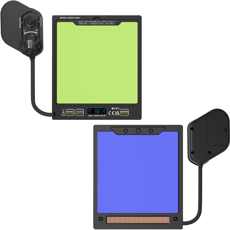 Przyłbica IDEAL APS PRO X99CD BLUE MATT Filtry