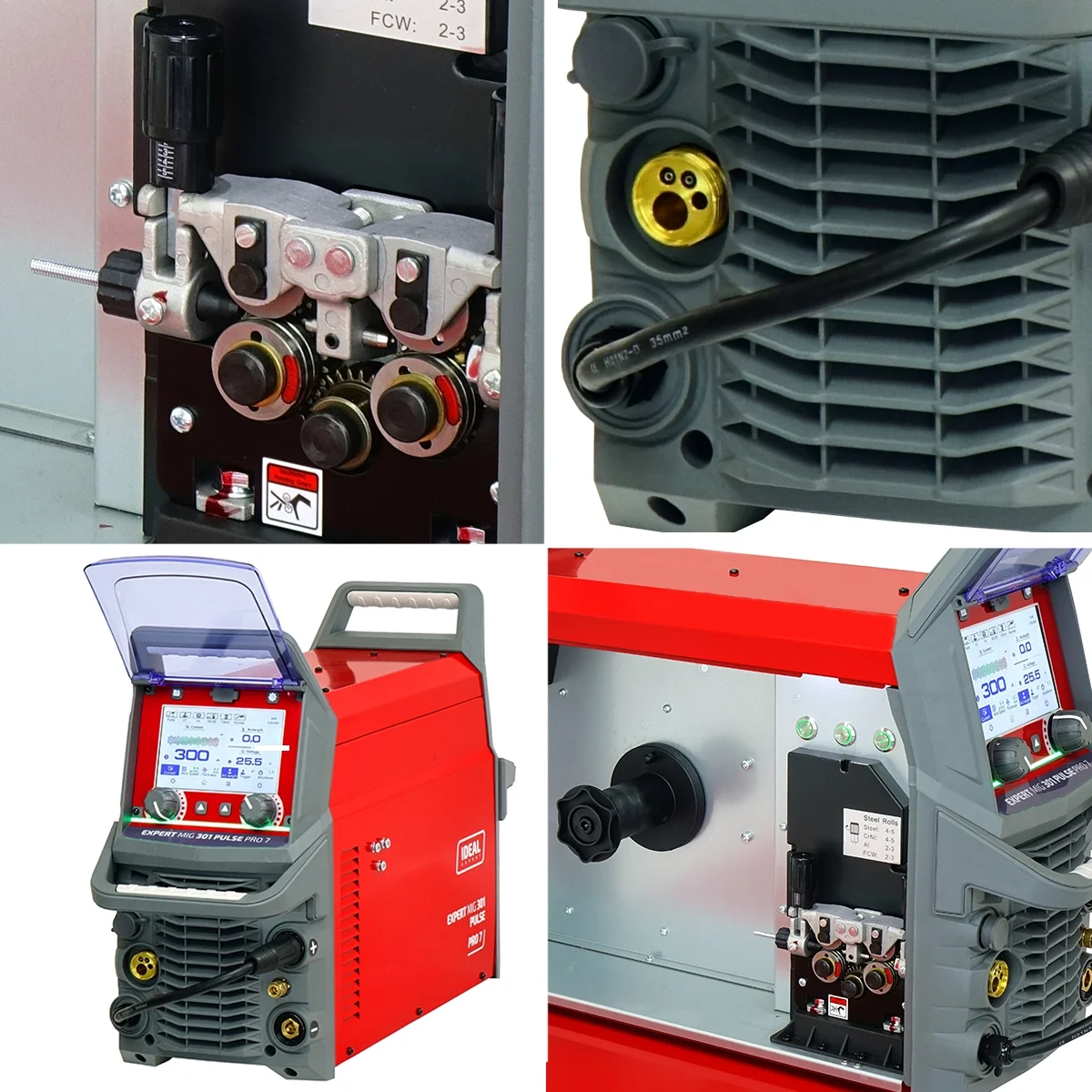 Spawarka Migomat Ideal Expert MIG 301 Puls Pro 7