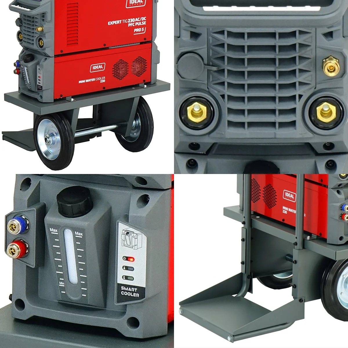 Spawarka Ideal EXPERT TIG 230 ACDC PFC PULSE Pro5 LCD W