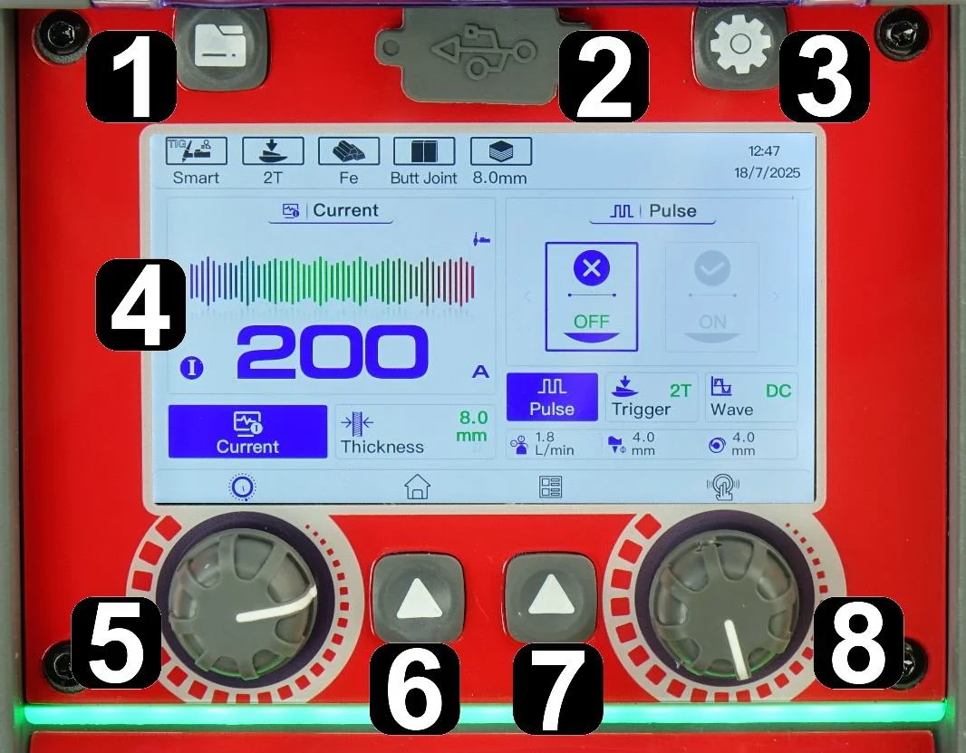 Ideal Expert TIG 302 AC DC Pulse Pro5 LCD