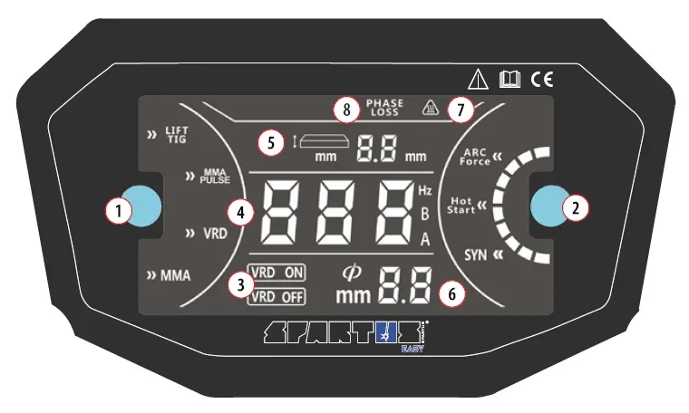 Spawarka Spartus EasyArc 216P - MMA 230V 