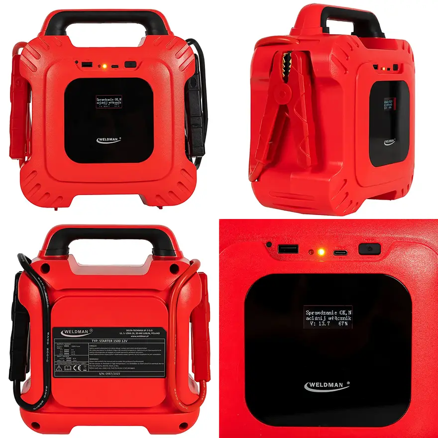 Urządzenie Rozruchowe Bezbateryjne Weldman STARTER 1500
