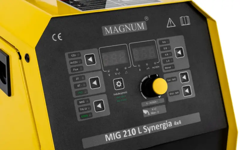 Spawarka Inwertorowa Magnum MIG 210 L Synergia 4x4 200 Amper Zestaw#3